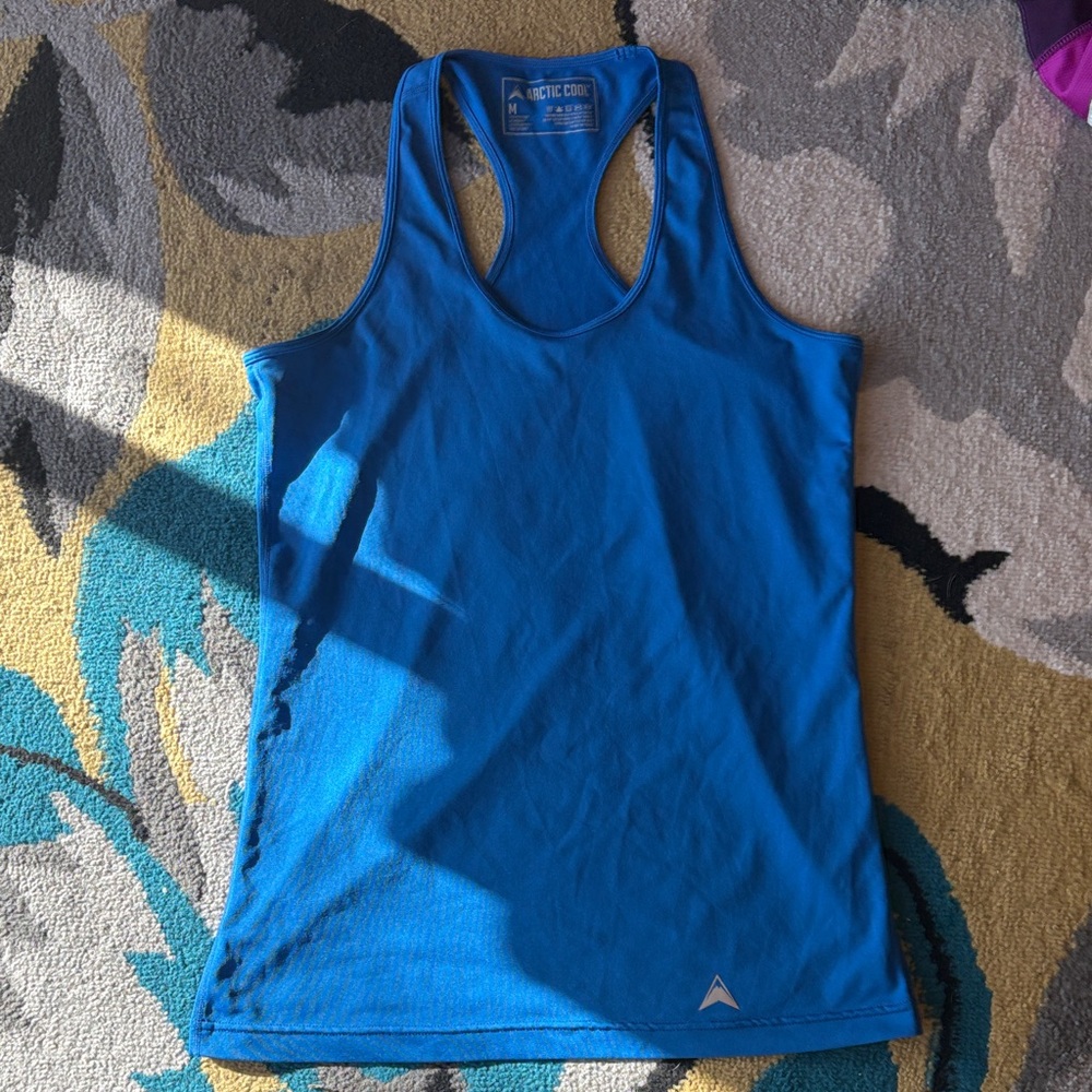 Arctic Cool Women's Bright Blue Racerback Tank